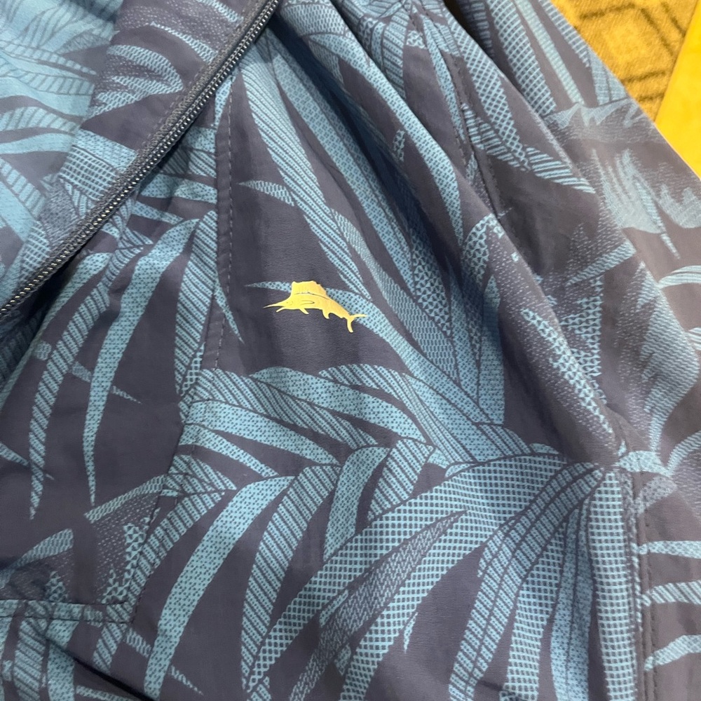 Tommy Bahama Navy Leaf Print Jacket - Picture 10 of 10